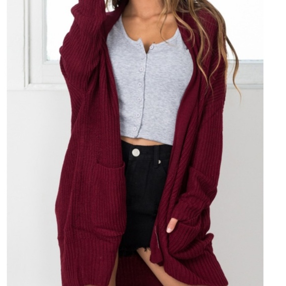 Victoria's Secret Sweaters - Victoria's Secret oversized boyfriend cable cardi